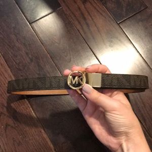 Michael Kors Logo Belt